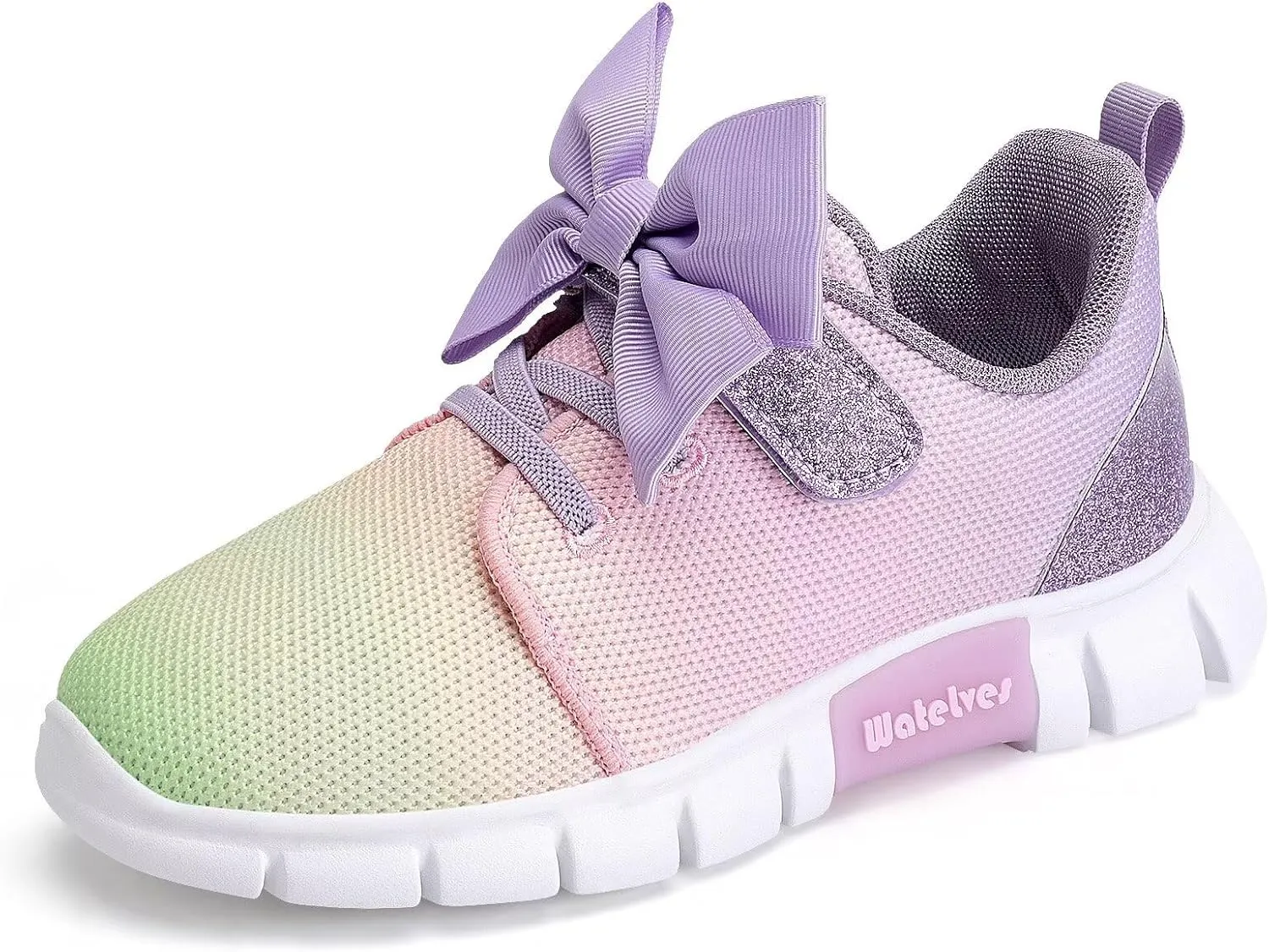 WateLves Girls Sneakers Lightweight Walking Shoes Comfortable Running Tennis Shoes for Toddler Little Kid/Big Kid