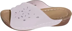Wedge Sandals for Women Summer: Dressy Low Heel Comfortable Walking, Casual Slip on Summer Shoes Platform Orthopedic Support Lightweight Slippers Damping Sole Arch Support