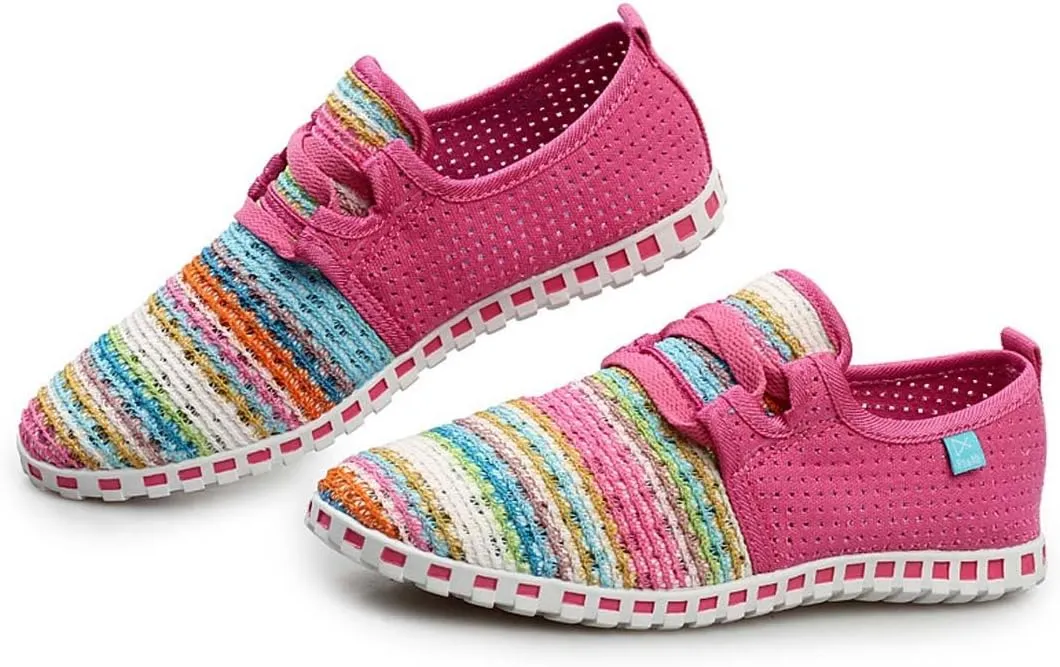 WENJHEN Women Flats Espadrilles Canvas Shoes Loafers Athletic Knitted Casual Plims