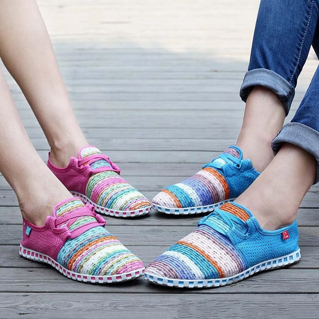 WENJHEN Women Flats Espadrilles Canvas Shoes Loafers Athletic Knitted Casual Plims