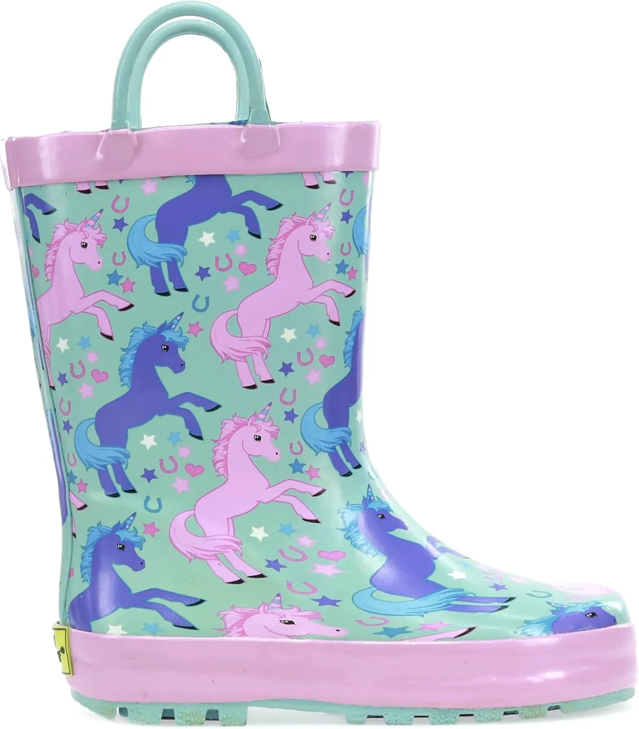 Western Chief Rain Boots with Pull on Handles for Toddlers and Kids - Premium Waterproof Boots for Boys and Girls