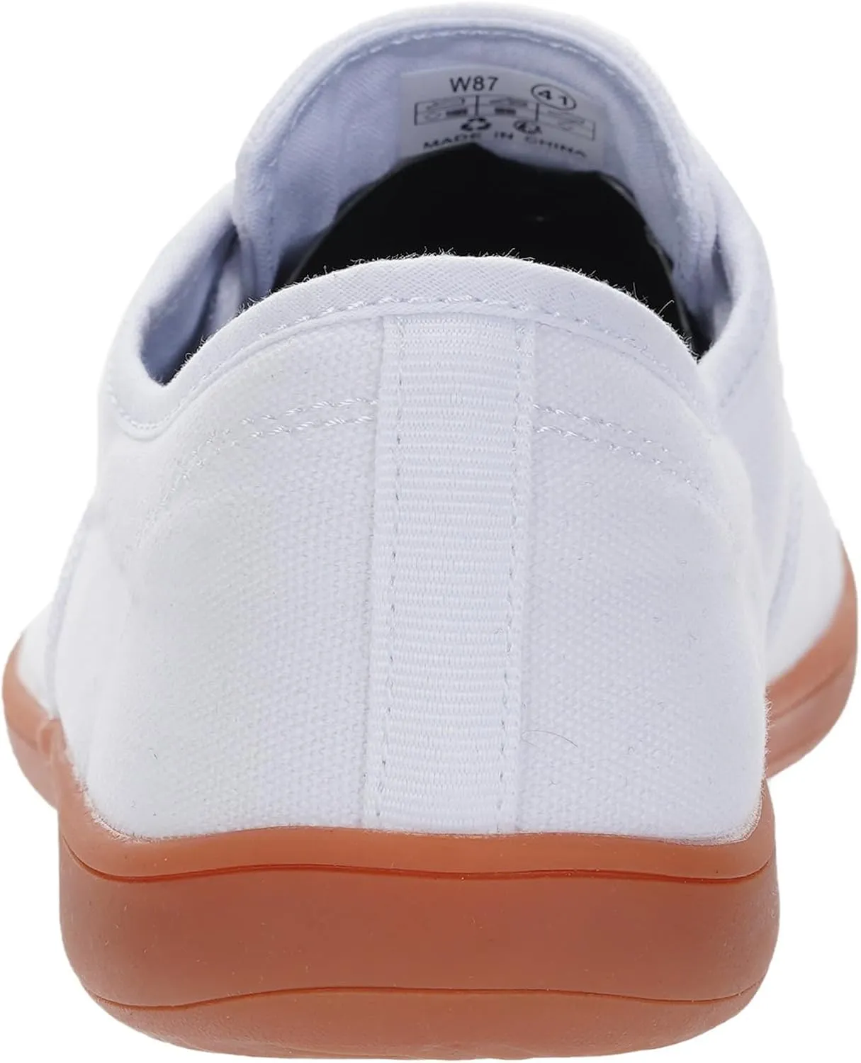 WHITIN Men's Wide Canvas Barefoot Sneakers | Zero Drop Sole | Minimalist Footwear