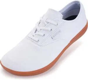 WHITIN Men's Wide Canvas Barefoot Sneakers | Zero Drop Sole | Minimalist Footwear