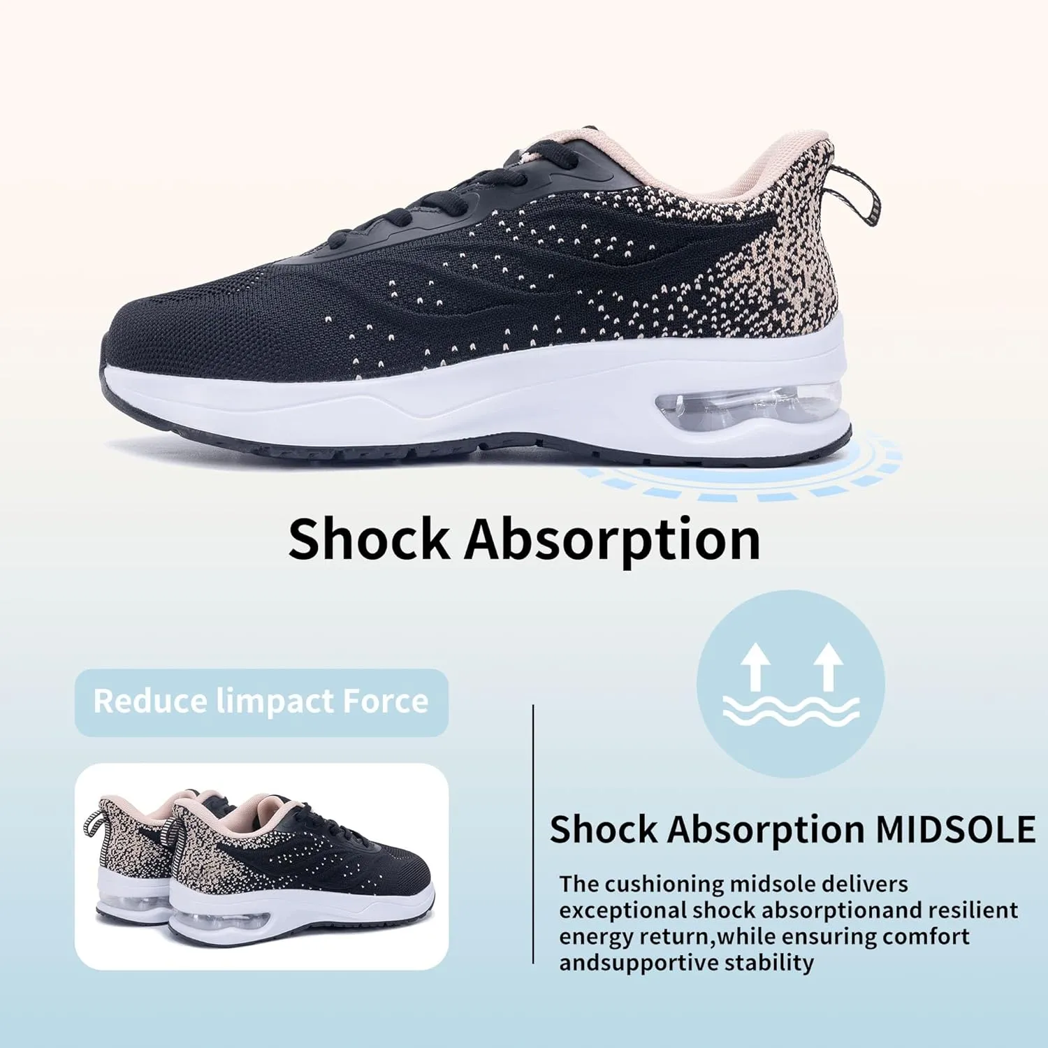 Women Athletic Running Shoes Wide Toe Box Tennis Walking Sneakers Slip On Comfortable Wide Width Shoe for Swelling Bunion US Size 6.5-11