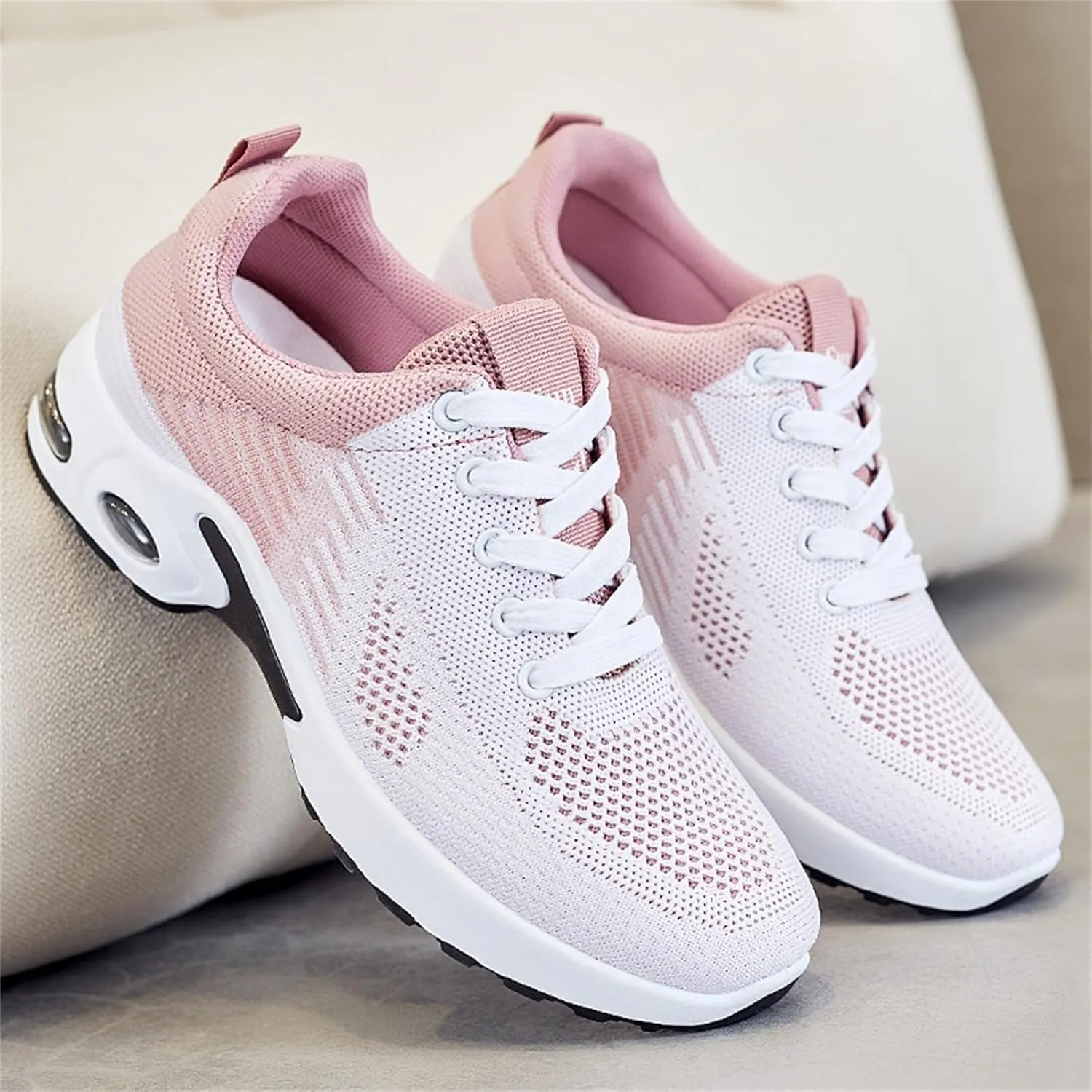 Women Running Shoes Arch Support Wide Sneakers Orthopedic Stretch Cushion Shoes Wide Width Toe Box Shoe Plantar Fasciitis Tennis Sneakers