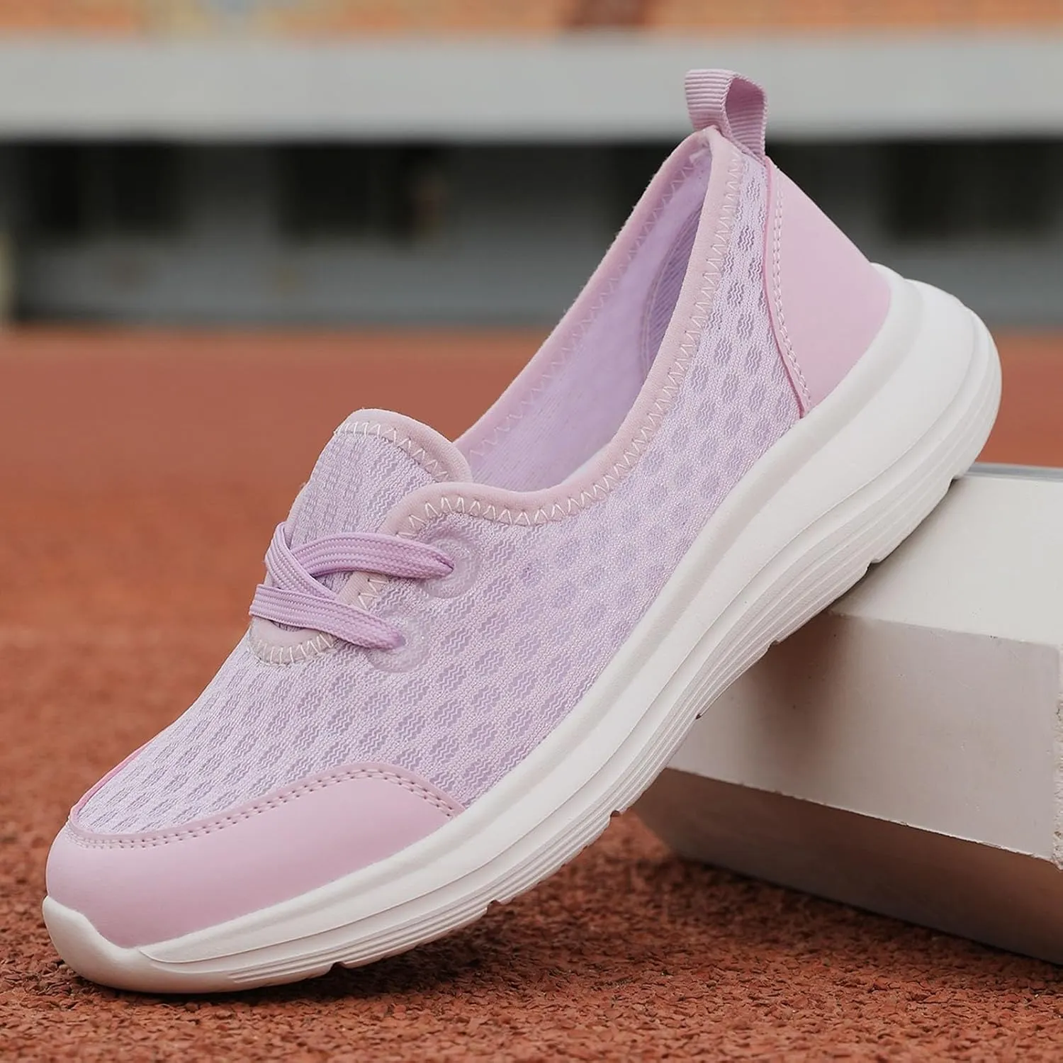 Women Shoes Soft Soled Mesh Casual Shoes Low Top Flat Soled Walking Shoes Sneaker Boots for Women Size 11