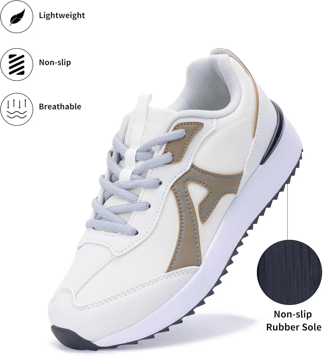 Women Sneakers Walking Casual Sneakers Comfortable Fashion Tennis Running Shoes US
