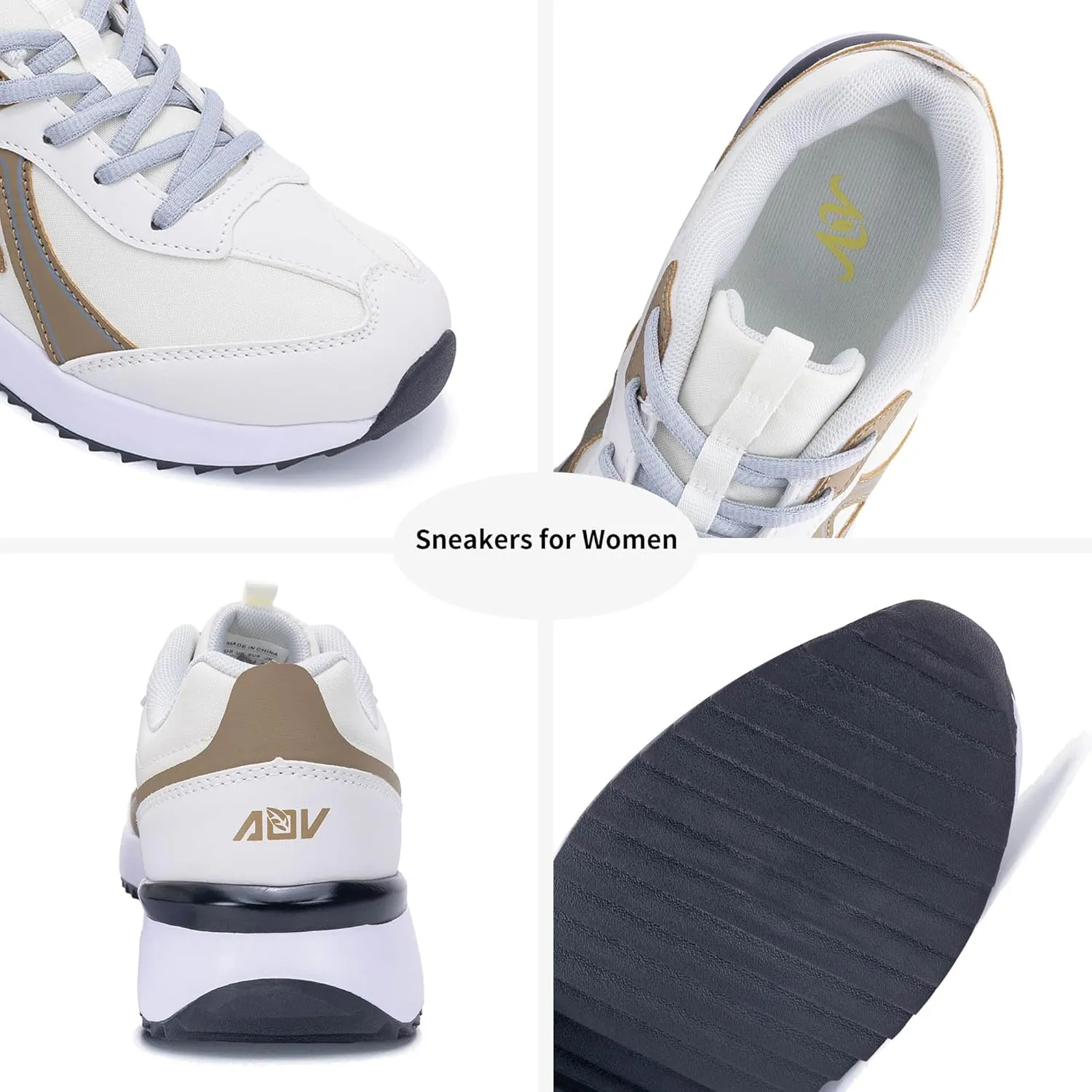 Women Sneakers Walking Casual Sneakers Comfortable Fashion Tennis Running Shoes US