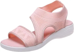 Women Sport Sandals Open Toe Walking Sandals Soft Mesh Sneakers Dressy Summer Wide Width Sandals Causal Comfortable Sandals