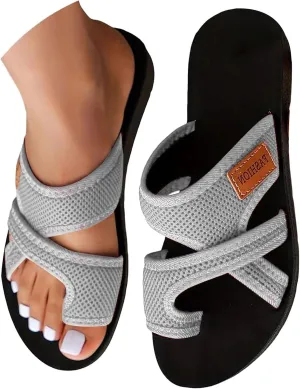 Womens Arch Support Flip Flops Comfortable Yoga Mat Slip on Summer Beach Walking Thong Cushion Sandals