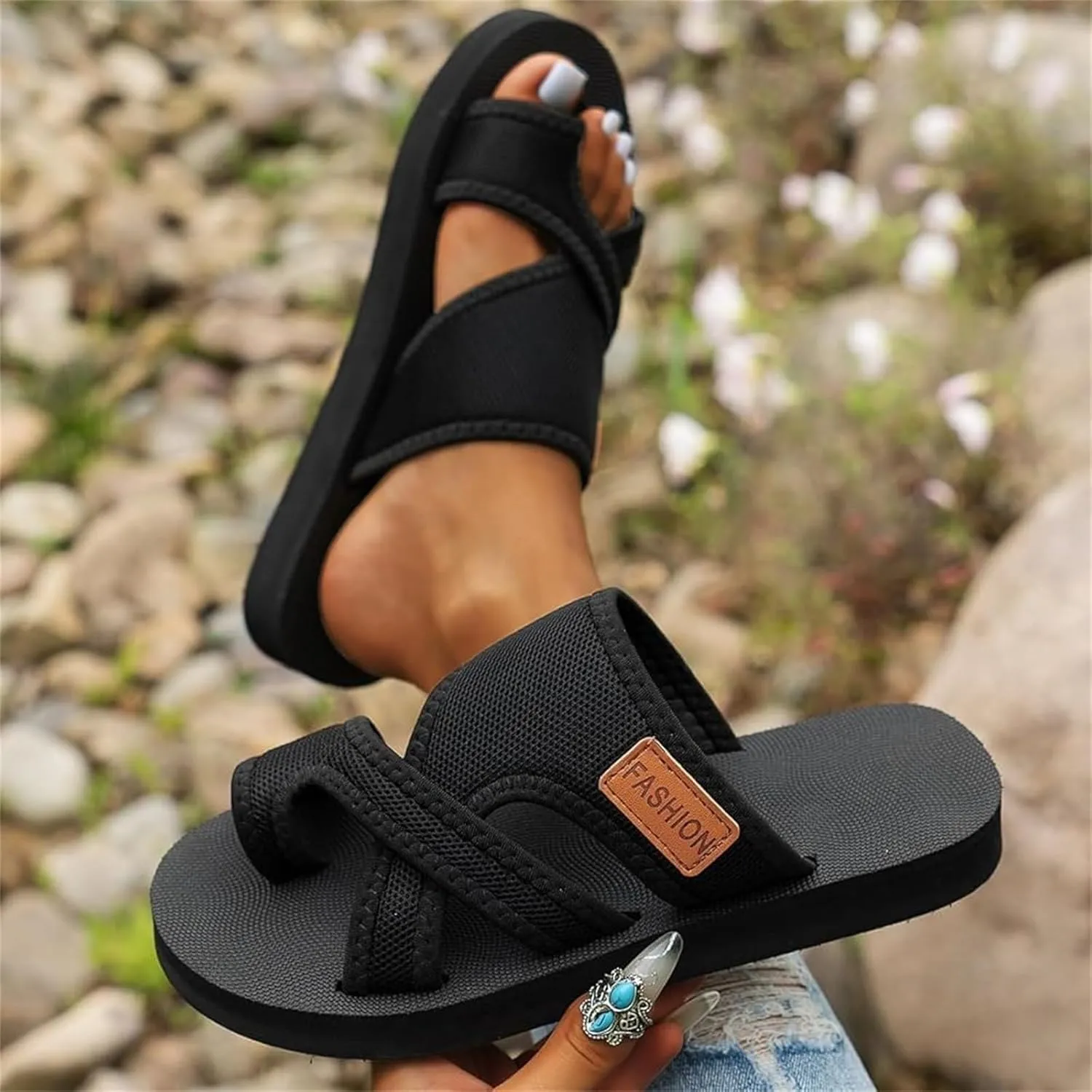 Womens Arch Support Flip Flops Comfortable Yoga Mat Slip on Summer Beach Walking Thong Cushion Sandals