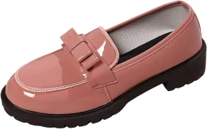 Women's Casual Slip On Loafers Round Toe Low Heel Dress Shoes Comfortable Everyday Wear for Spring Summer