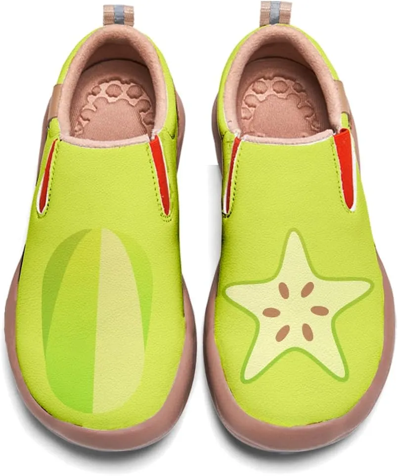 Women’s Casual Travel Shoe - Loafers Slip On Fruit Art Painted Sneakers Comfort Breathe Walking Shoes