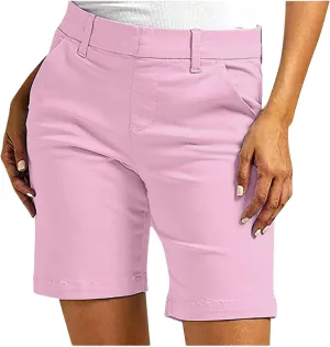 Womens Casual Women Summer Stretch Hiking Five Point Leggings Athletic Shorts