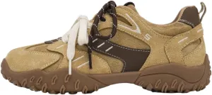 Women's Cute Trail Running Sneakers Non-Slip Hiking Shoes with Rugged Grip Lightweight Casual Vintage for Walking Traveling Urban Adventure