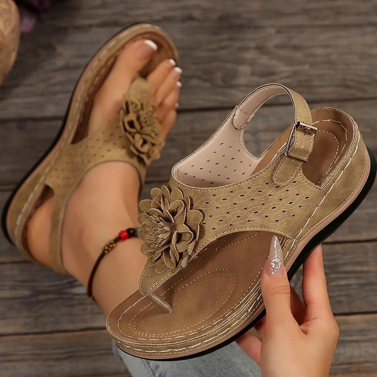 Womens Fashion Orthotic Slides Ladies Lightweight Athletic Yoga Mat Sandals Slip On Thick Cushion Slippers Sandals