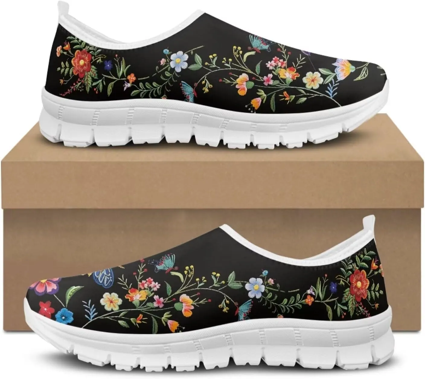 Women's Hummingbird Casual Wide Toe Loafers Driving Shoes Comfort Hiking Barefoot Sneaker Flats