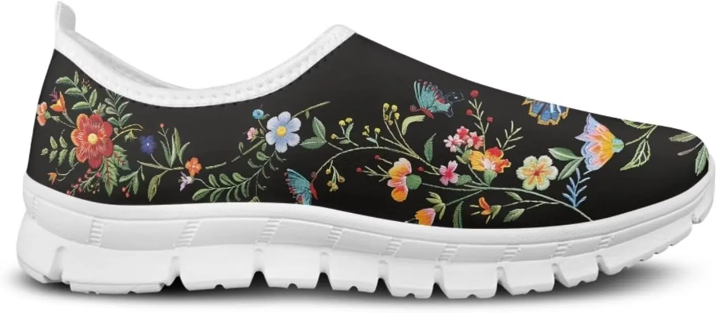 Women's Hummingbird Casual Wide Toe Loafers Driving Shoes Comfort Hiking Barefoot Sneaker Flats