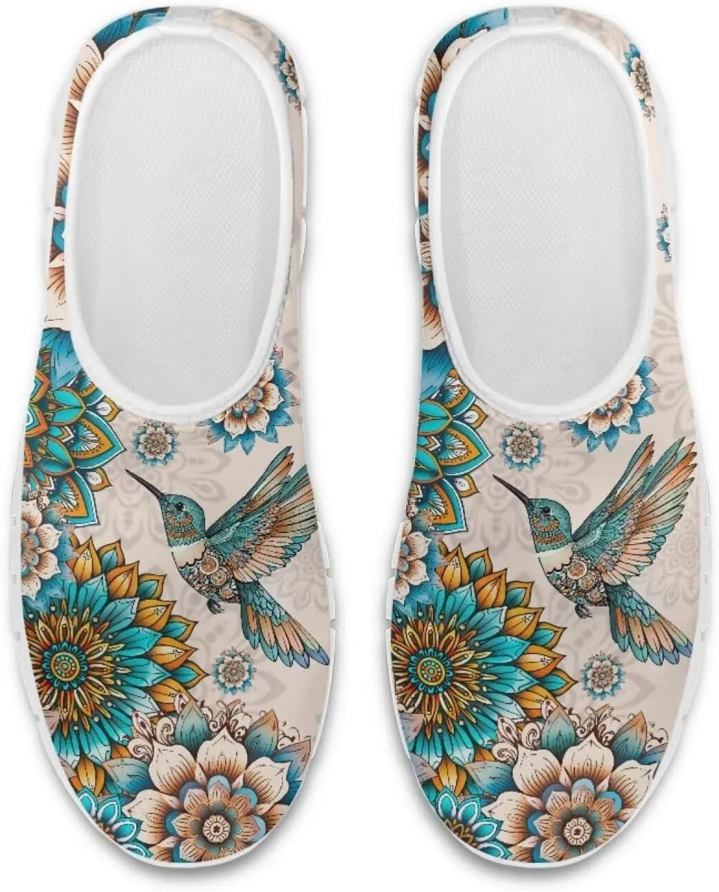 Women's Hummingbird Casual Wide Toe Loafers Driving Shoes Comfort Hiking Barefoot Sneaker Flats