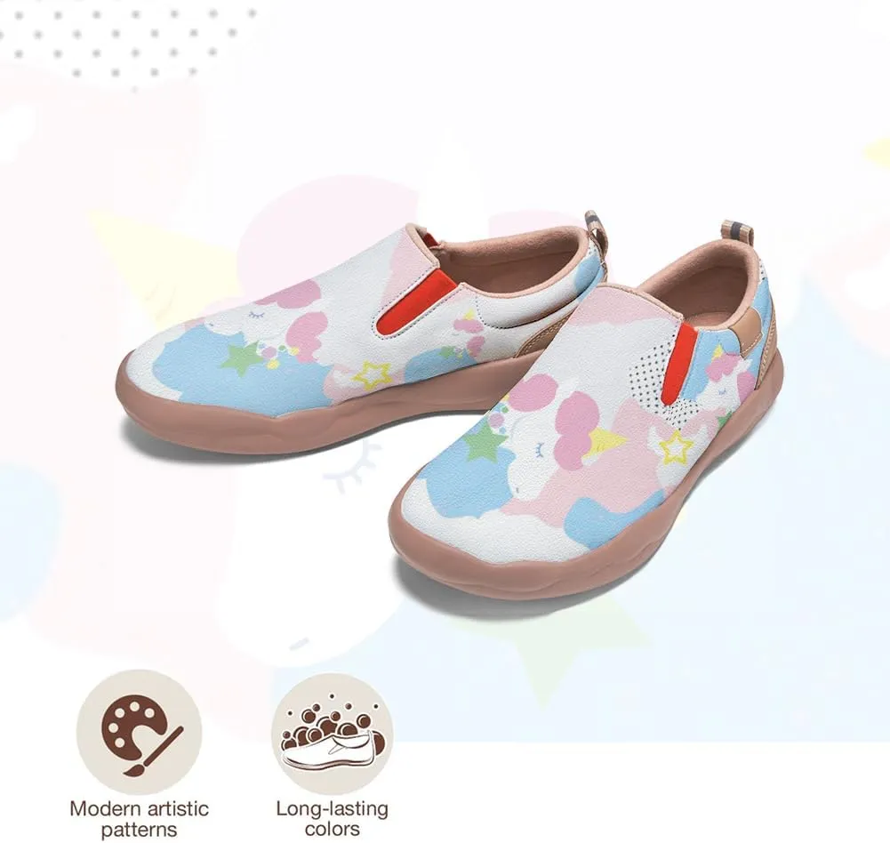 Women's Loafers Painted Travel Shoes Slip On Walking Shoes Casual Lightweight Comfort Fashion Sneaker
