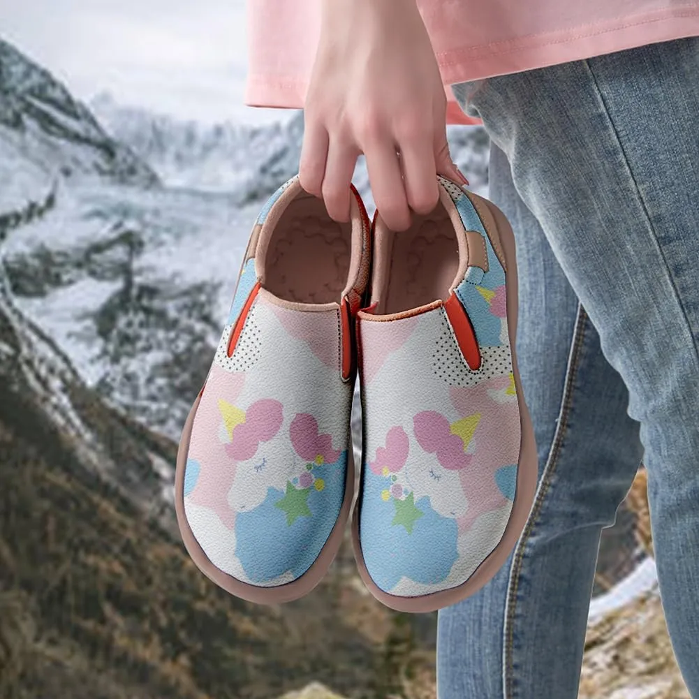 Women's Loafers Painted Travel Shoes Slip On Walking Shoes Casual Lightweight Comfort Fashion Sneaker