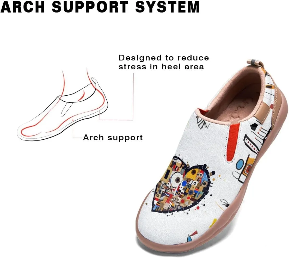 Women's Loafers Shoes Travel Casual Cartoon Animals Art Painted Slip On Lightweight Comfort Ladies Fashion Sneakers