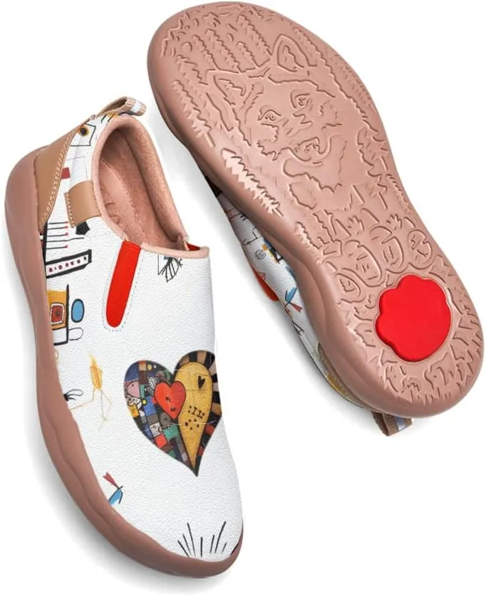 Women's Loafers Shoes Travel Casual Cartoon Animals Art Painted Slip On Lightweight Comfort Ladies Fashion Sneakers