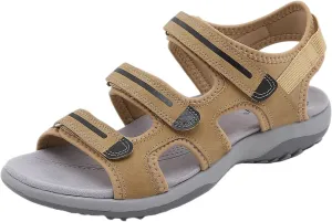 Women's Orthopedic Sport Sandals with Arch Support 2025 Summer Comfortable Breathable Casual Sandals Open Toe Hollow Out Lightweight Outdoor Beach Vacation Camping Sandal