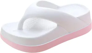 Women's Orthopedic Wide Sandals Strappy Arch Support Flat Sandals for Plantar Fasciitis & Swollen Feet