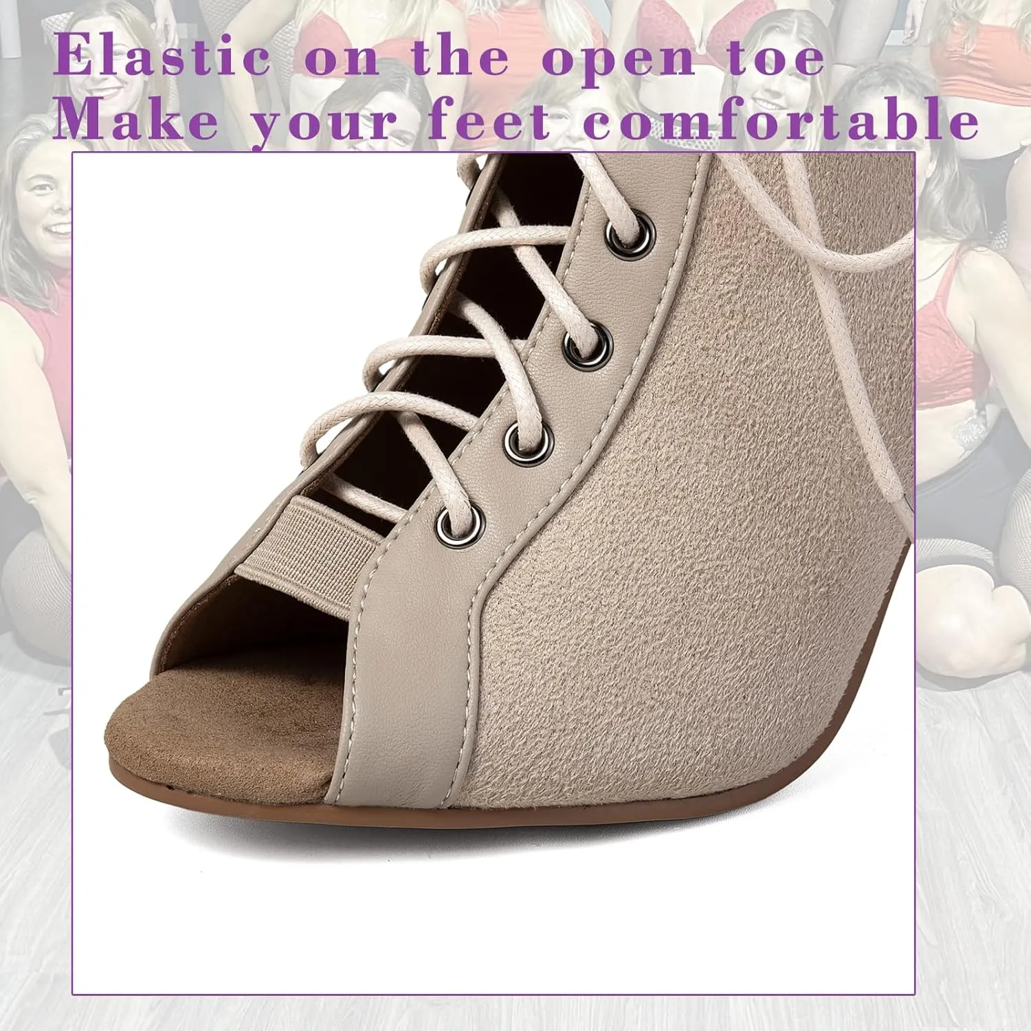 Women's Peep Toe Dance Stilettos High Heels-Mother's Day Gift,Sandals Fashion Sexy Lace Up Ladies Dress Pumps Ankle Booties