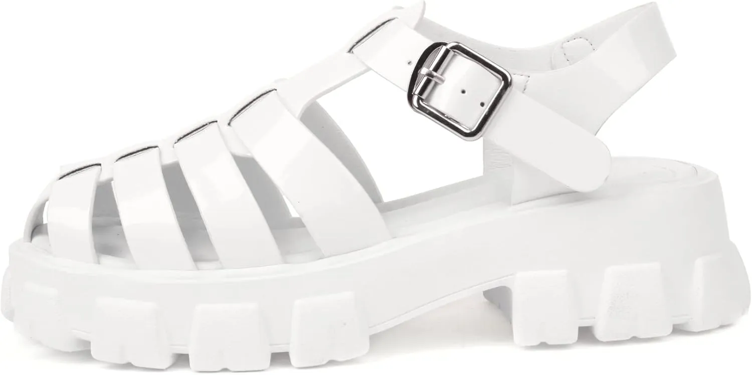 Women's Platform Sandals Wide Chunky Sandals Lug Sole Fisherman Summer Sandals