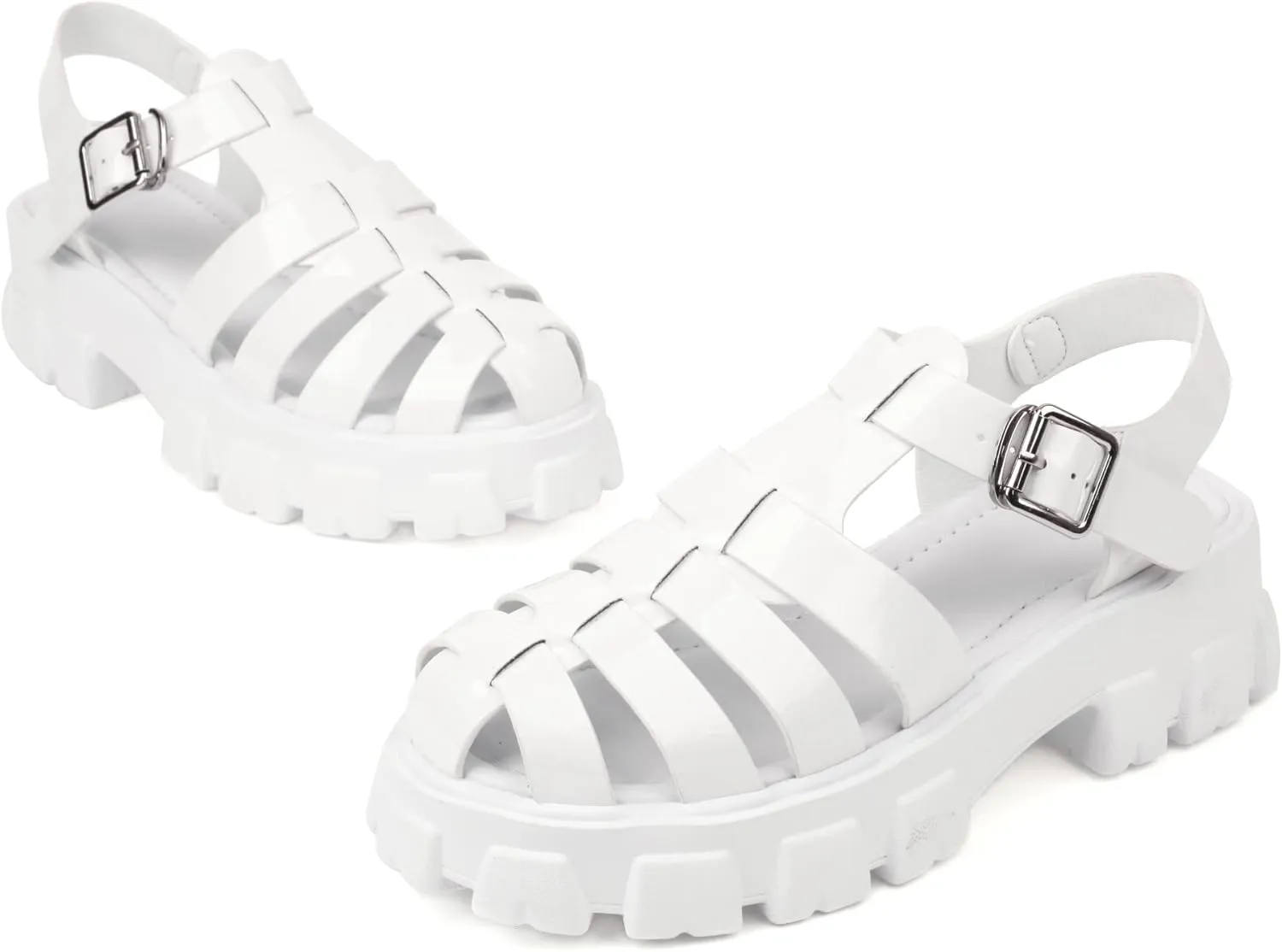 Women's Platform Sandals Wide Chunky Sandals Lug Sole Fisherman Summer Sandals