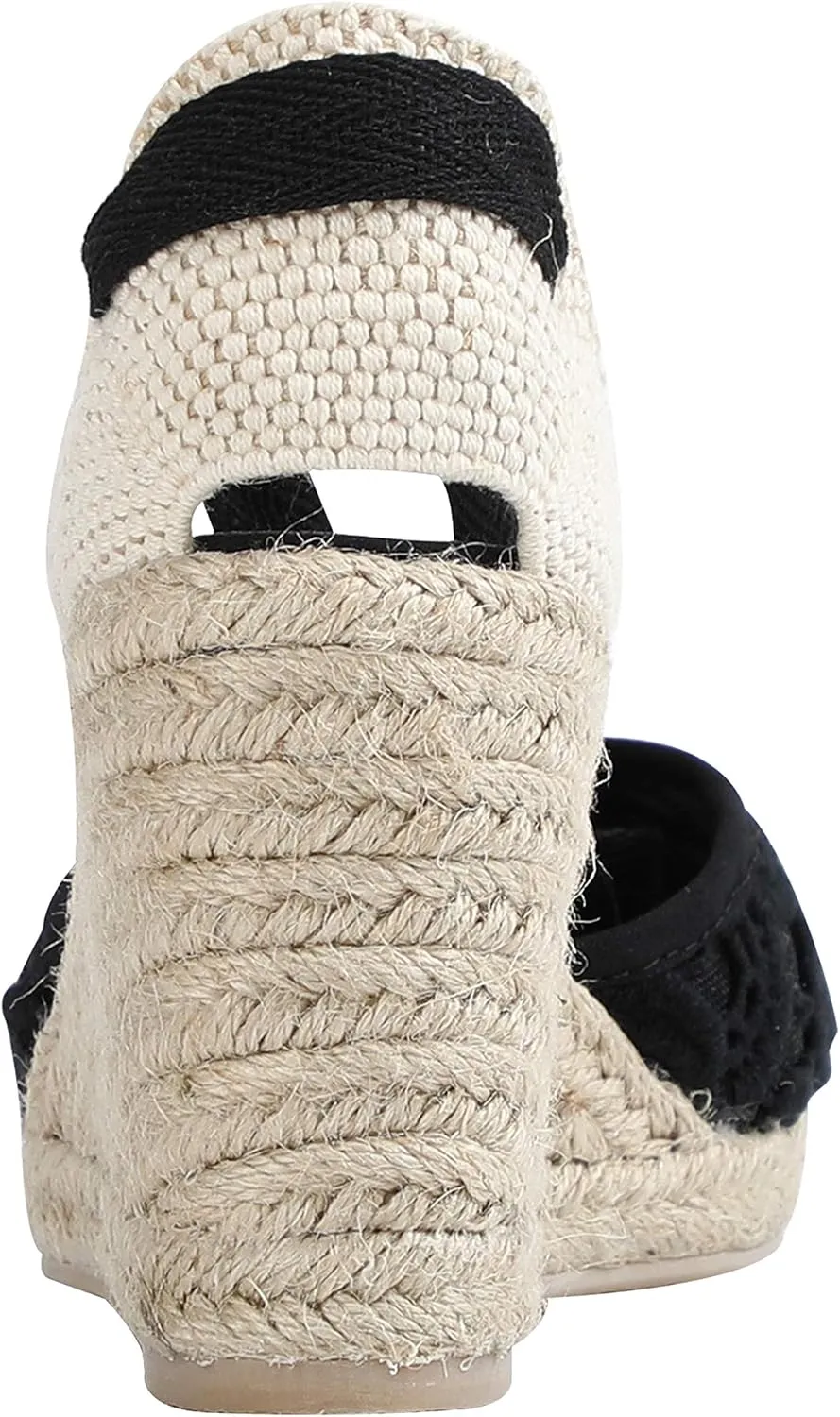 Women’s Platform Wedges Espadrilles, 3" Wedge, Soft Ankle-Tie Strap, Closed Toe, Classic Summer Sandals