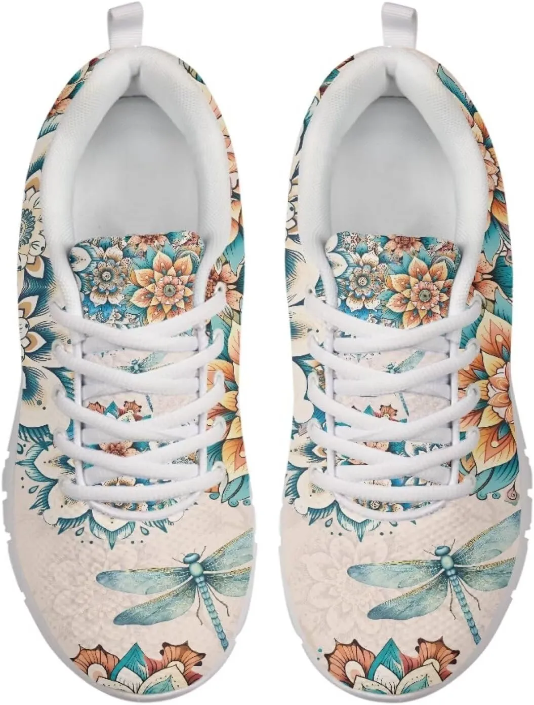 Women's Road Running Shoes Aztec Women Tennis Shoes Comfy Sneakers