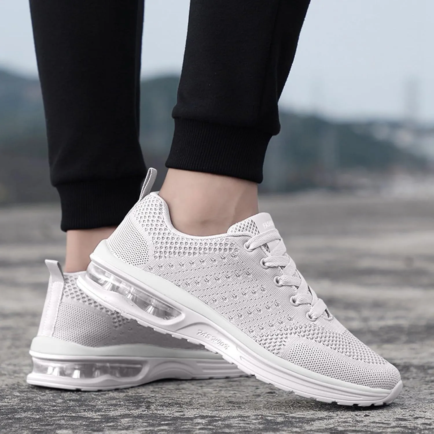 Womens Slip On Sneakers Lightweight Walking Tennis Shoes Casual Air Sneakers Non Slip Work Shoes Athletic Shoes