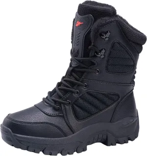 Women's Snow Boots Waterproof Insulated Fur Lined Booties Lightweight Winter Hiking Shoes WaterProof Warm No-Slip Thermal