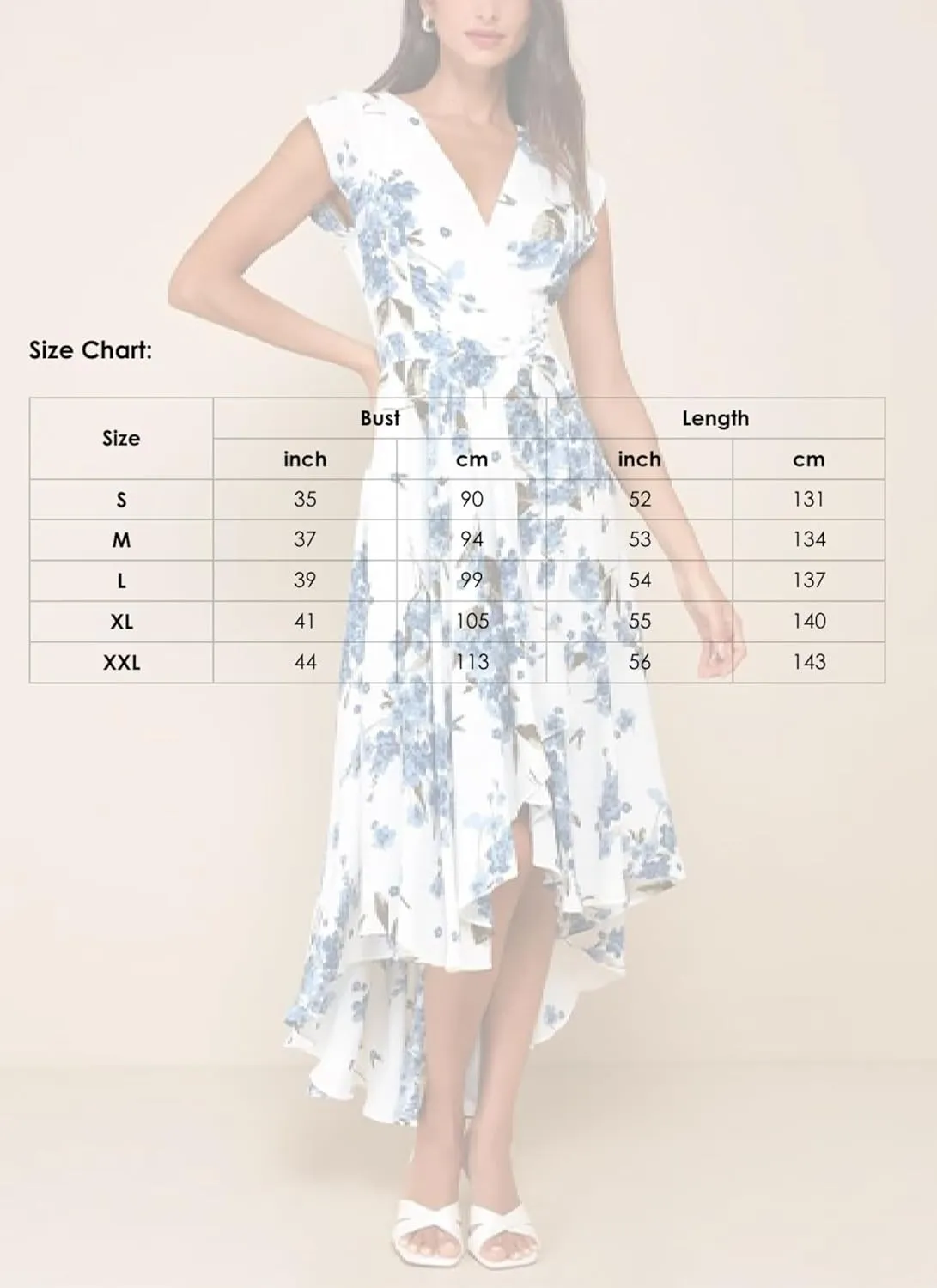 Women's Summer Floral Print V-Neck Sleeveless Wrap Maxi Dress Elegant Beach Casual Everyday Dress