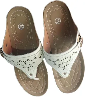 Women's Summer New Clip-toe Beach Sandals Flower Hollow-out Wedges Fashion Casual Slippers Comfort Sandal 2025