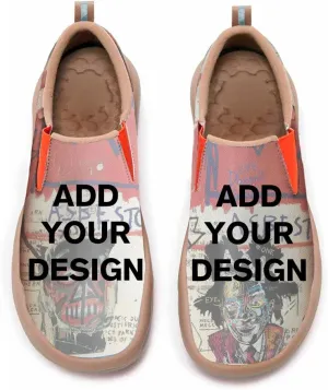 Women's Walking Casual Loafers Halloween Art Painted Travel Shoes Slip On Light Comfort Sneakers
