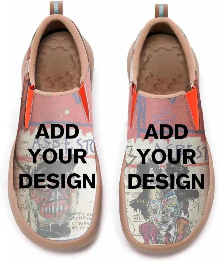Women's Walking Casual Loafers Halloween Art Painted Travel Shoes Slip On Light Comfort Sneakers
