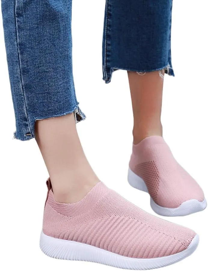 Women's Walking Shoes Cushion Comfortable Breeze Shoes Womens Tennis Shoes Jogging Women Shoes Casual White Sneakers Steel Toe Tennis Shoe Loafers Dress Shoe