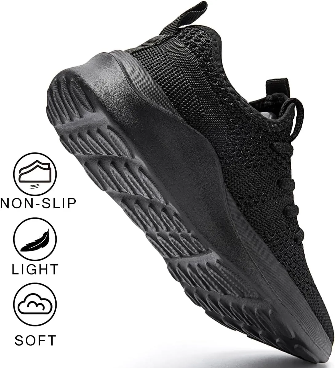 Women's Walking Shoes Tennis Sneakers Casual Lace Up Lightweight Running Shoes Slip On Gym Out Workout Shoes