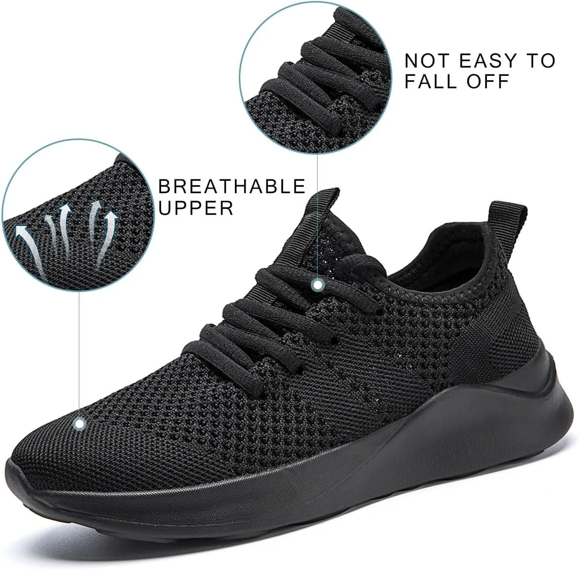 Women's Walking Shoes Tennis Sneakers Casual Lace Up Lightweight Running Shoes Slip On Gym Out Workout Shoes