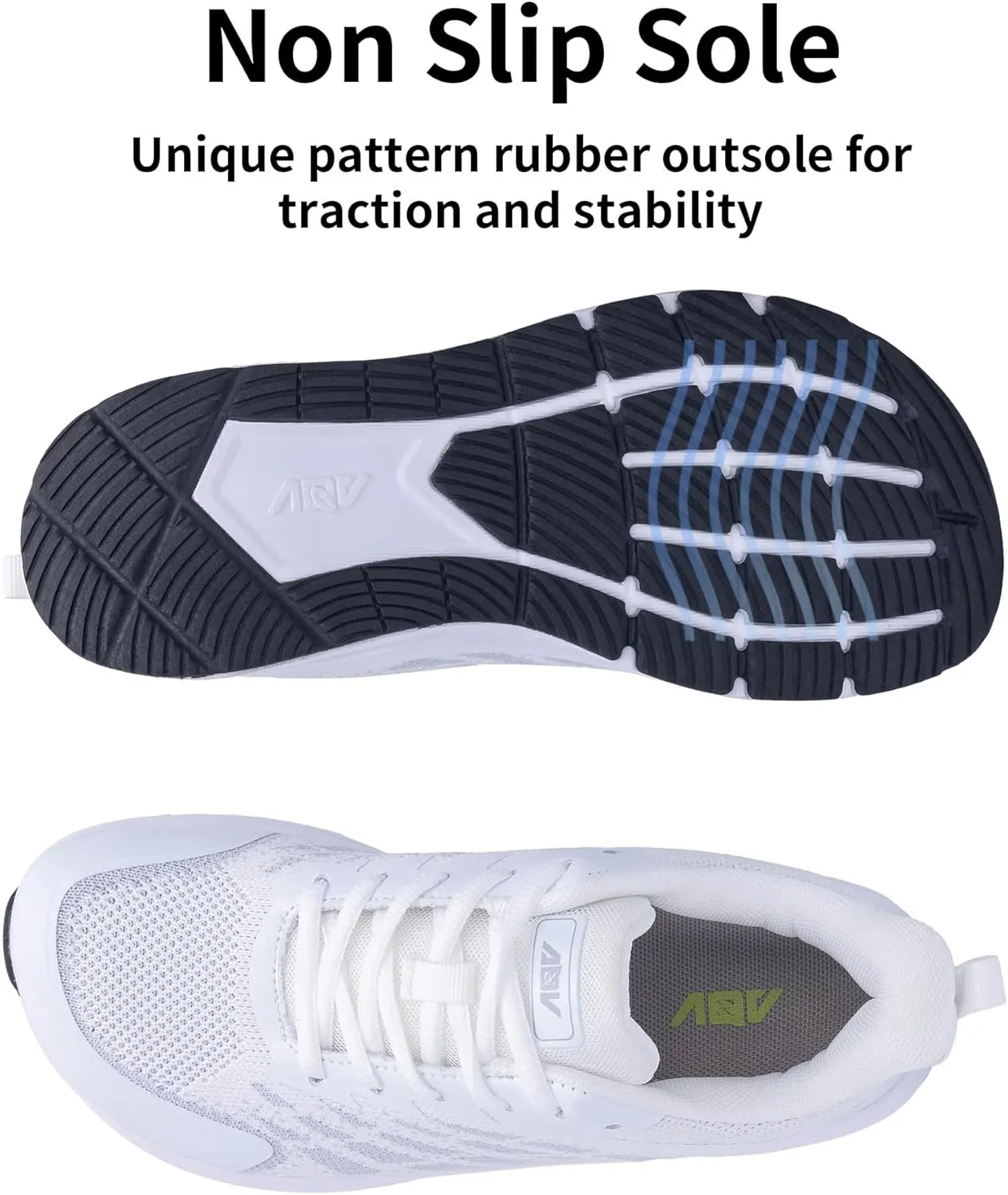Womens Wide Toe Box Shoes with Arch Support Walking Shoes for Plantar Fasciitis Sneakers Orthotic Air Tennis Sneakers