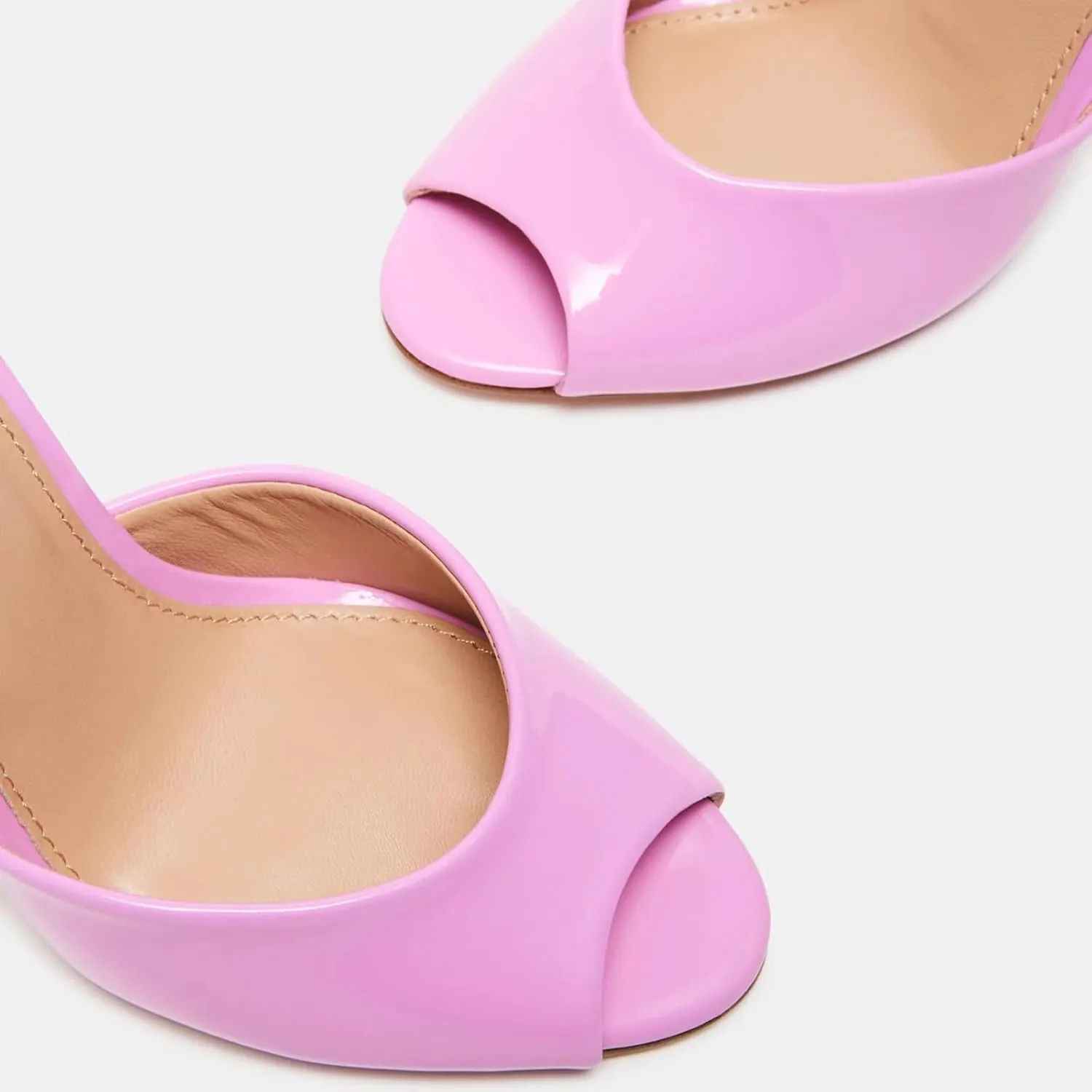 Yishaweiqi Women's Mesh Heeled Sandals Peep Toe Mules Slip on Stiletto High Heels Dress Sexy Slide Sandals