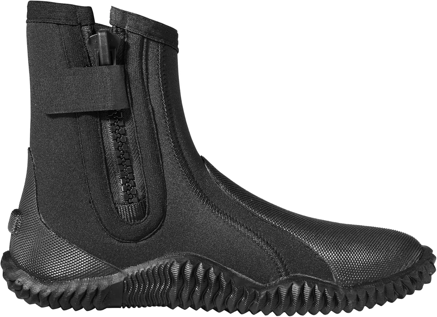 ZCCO 5mm Neoprene Diving Boots with Anti-Slip Rubber Sole, Scuba Snorkeling Boots, Ideal for Water Sports, Black